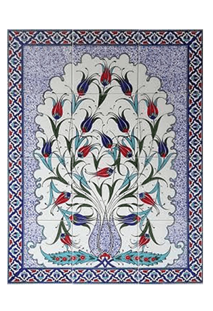 Çini Panolar - 20, Lalezar Çini Pano, Lider Çini