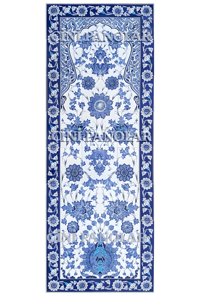 Çini Panolar - 52. Çini Pano İznik 80x200