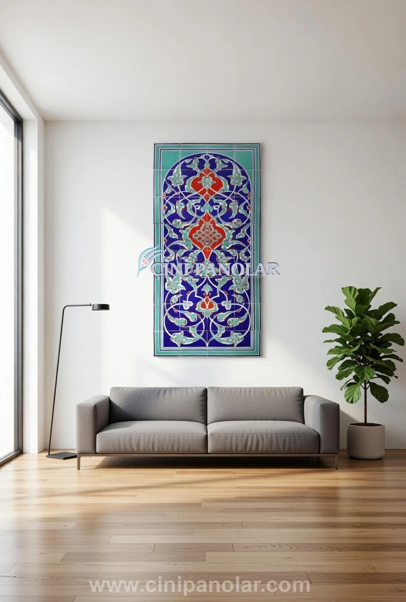 Osmanlı Motifli İznik Çini Duvar Tablosu | CT15